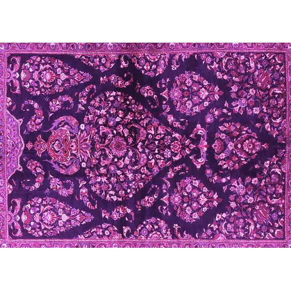 Ahgly Company Indoor Rectangle Persian Pink Traditional Area Rugs, 2' x 3'