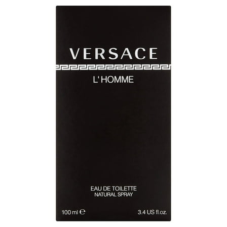 Versace L'Homme Eau De Toilette Spray, Cologne for Men, 3.4 oz
