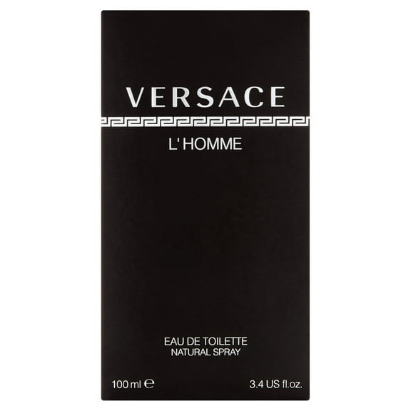 Versace L'Homme Eau De Toilette Spray, Cologne for Men, 3.4 oz