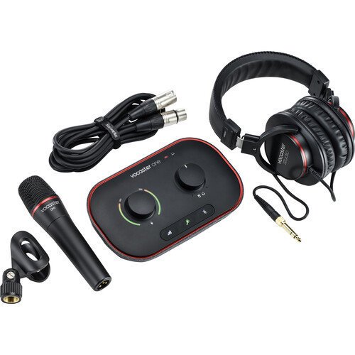 Focusrite Vocaster One Studio Kit de Podcasting pour 1 Personne