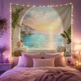 thumbnail image 2 of Viewed Through Smooth with Architectural Archway Serves Framing, Mystical Fantasy for Space Lovers, Galaxy Room Decor, Mother'S Day Gift, Tapestry Wall Hanging for Bedroom and Dorm, 2 of 7