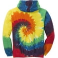 thumbnail image 2 of Joe's USA Hoodies Tie-Dye Hooded Sweatshirt,2X-Large Rainbow Tie-Dye, 2 of 2