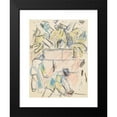 thumbnail image 2 of Edvard Munch 18x24 Black Modern Framed Museum Art Print Titled - Workers Scene (C. 1930), 2 of 5