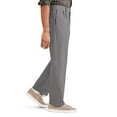 thumbnail image 3 of Men's Dockers Signature Iron Free Stain Defender Classic-Fit Khaki Pleated Pants Color: Charcoal Heather Size: 38X30, 3 of 4