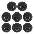 thumbnail image 1 of Kit de parches con anillo en D de acero inoxidable, accesorios para tabla de paddle 3.1" y 8 Pcs y PVC y negro - Adecuado para (Kayak/Balsa/Bote Inflable/Remo/Tabla/Canoa/Tabla de Surf), 1 of 6
