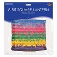 thumbnail image 5 of 8-Bit Square Paper Lantern 8"- 12 Pack(1 Per Package), 5 of 6