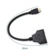 thumbnail image 4 of HDMI Splitter Adapter Cable HDMI Splitter 1 In 2 Out HDMI Male To Dual HDMI Female 1 To 2 Channels Suitable, 4 of 4