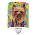 thumbnail image 1 of Caroline'S Treasures Sc9445Cnl Yorkie Easter Eggtravaganza Luz Nocturna De Cerámica Compacta Con Certificación Ul, Ideal Para Dormitorio, Baño, Guardería, Pasillo, Cocina, 6 X 4 X 3, Multicolor, 1 of 1