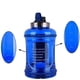 thumbnail image 3 of Botella deportiva grande de 2,2 L/3,2 L, botella de agua de motivación con mango de goma suave, tapa de acero inoxidable a prueba de fugas, sin BPA, boca de botella grande, ideal para gimnasio,, 3 of 5