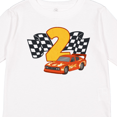 thumbnail image 4 of Inktastic Number Two Race Car Boys or Girls Long Sleeve Toddler T-Shirt, 4 of 5