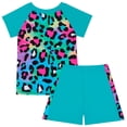 thumbnail image 3 of GYRATEDREAM Girls Boys Swim Trunks Swim Short Sleeve, Two Piece Swimwear Set Casual Swimsuit Bathing Suit 4-12 Years, 3 of 9