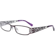 Apple Bottoms AB702A 49 Women's Rx-able Eyeglass Frames, Purple