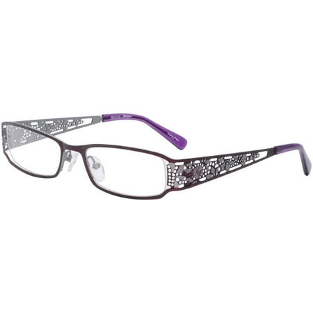 Apple Bottoms AB702A 49 Women's Rx-able Eyeglass Frames, Purple