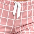 thumbnail image 4 of Vrorvz Womens Pjs Set Short Sleeve V Neck Shirts Striped Shorts Summer Casual Fashion Soft Pajamas for Women, 4 of 5