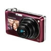 Samsung DualView TL210 - Digital camera - compact - 12.2 MP - 720p - 5x optical zoom - pink