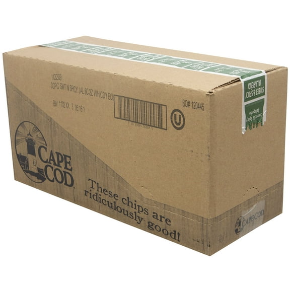 Cape Cod 790112209 Jalapeno Potato Chip 6-2 Ounce(Price/Case)