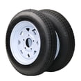 thumbnail image 1 of Heavy-Duty 2-Pack 4.80-8 Trailer Tires & Wheels - 8'' Rims, 5 Lug on 4.5'' Bolt Design, Load Range C, 6PR - For Utility, Boat & Camper Trailers, 1 of 5