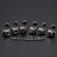 thumbnail image 2 of Tignapoo Vintage Style 6-Inline Left-Handed Locking Guitar Tuners, Chrome Finish, Stable Shaft Design for Electric and Acoustic Guitars, 2 of 7
