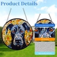 thumbnail image 2 of Great Dane Stained Glass Suncatcher Window Hangings Colored Handmade Glass Suncatcher Crafts Kits for Indoor Garden Christmas Decoration 16x16cm(1), 2 of 7