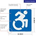 thumbnail image 3 of New York Handicap Parking Sign, Accessible Graphic Only Sign,, 3 of 8