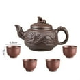 thumbnail image 2 of Kung Fu Tea Set Dragon Teaset Chinese Tea Set Bone China Teapot And Tea Cup Set Travel Tea Set For Holiday Gift, 2 of 10