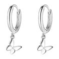 thumbnail image 2 of Yedigre 1 Pair Leverback Earrings Hypoallergenic Nickel-Free Lightweight Butterflies Charm Drop Earrings Women Jewelry Gift, 2 of 7