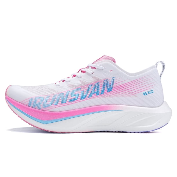 Tennis Running con Placa de Carbono para Hombre y Mujer IRUNSVAN Heat 2.0 - Ligeras, Amortiguadas, con Soporte de Arco - Ideales para Entrenamiento, Maratón y Carreras