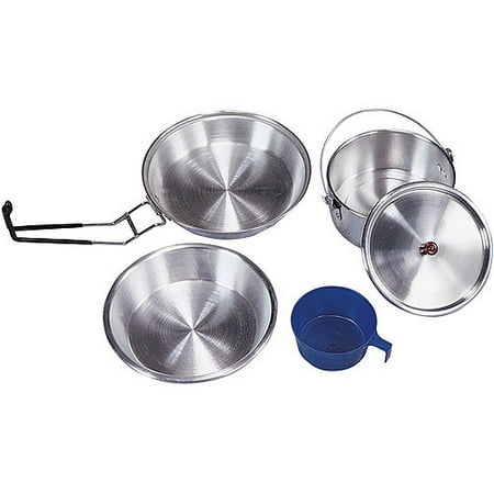 Mess Kit, Heavy Duty Aluminum, Polished