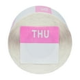 thumbnail image 2 of THURSDAY (Day of the Week) Labels, Pink/White, 500 labels per roll, 1-9/16" x 1-9/16" or 40mmx40mm, 108 Rolls, 2 of 5
