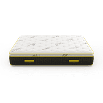 Mango Plush Full Natural Mattress /12.5” Hybrid Latex/Organic Cotton/Bed-in-a-Box/Made in USA