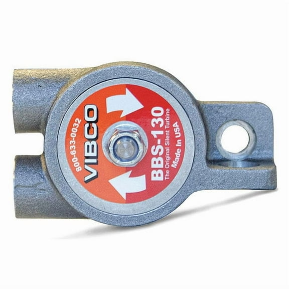 Vibco Pneumatic Vibrator,75 lb,8000 vpm,80 psi BBS-130