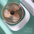 thumbnail image 4 of Mini ventilador de escritorio, ventilador eléctrico portátil para dormitorio, oficina, silencioso, 4 of 8
