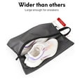 thumbnail image 2 of 2 Pack Shoe Bags for Travel, Sneaker Bags, Waterproof Travel Shoe Bags with Zipper for Packing, Golf Shoe Dust Bags for Man and Women, X-Large, Black, 2 of 7