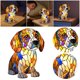 thumbnail image 4 of Lindas Lámparas Mesa LED Con Temas Pet Dogs Resina Noche Escritorio (Stylee), 4 of 9