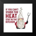 thumbnail image 2 of Reed, Tara 15x15 Black Modern Framed Museum Art Print Titled - Gnome Grill Masters sentiment IV-Stay in the Kitchen, 2 of 5