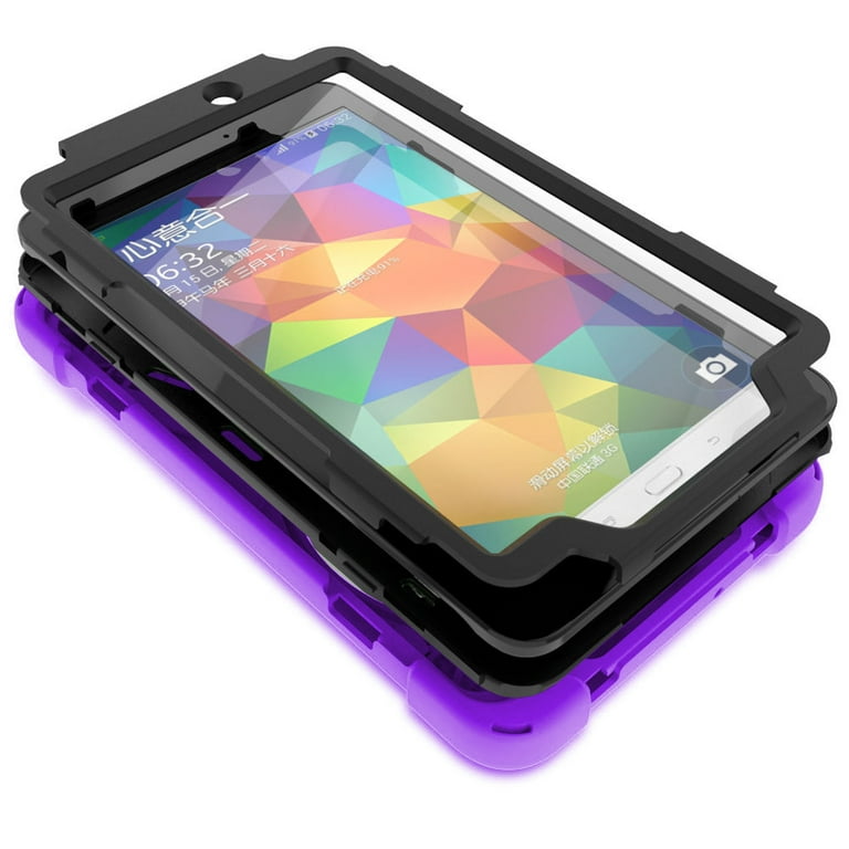 KIQ Galaxy Tab E Case T377 2016 model, Heavy Duty Shield with