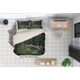 thumbnail image 1 of 3D Bosque Verde Paisaje Funda de edredón Set Ropa de cama Set Funda nórdica Fundas de almohada 49, 1 of 3