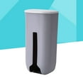 thumbnail image 3 of 1Pc Wall-mounted Plastic Bag Storage Box Simplicity Wall Hanging Garbage Bag Storage Container Grey, 3 of 8