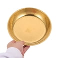 thumbnail image 3 of Assiette Ronde en Acier Inoxydable Plat Vintage Assiette en Métal Assiette de Camping, 3 of 8