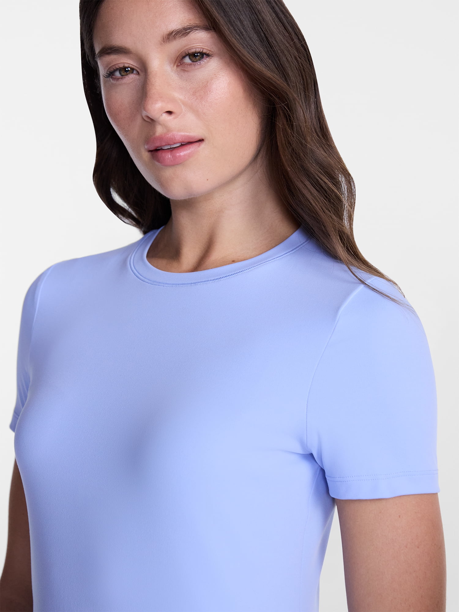 Avia Women's and Women's Plus SoftSculpt Tee with Short Sleeves, Sizes XS-4X