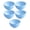 Blue, variant on Straw Bowl Set, Large Wheat Straw Serving Bowls Lightweight Unbreakable Dinnerware, Microwave Safe Reusable Tableware for Household Dorm Camping, 5-Pack