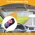 thumbnail image 2 of Clip para gafas de sol de coche Unique Bargains, soporte universal para parasol, ABS púrpura, rosa 7x2.5cm 1 Pcs, 2 of 7