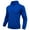 Blue, variant on Mens Fashion Athletic Hoodies Sport Sweatshirt Solid Color Fleece Pullover Yellow 4(S)