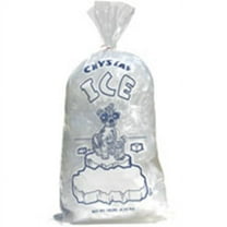 International Plastics PB-ICE-10WT-S 10 lbs Crystal Ice Icebags with Twist Tie - Case of 500