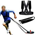 thumbnail image 4 of Wosthever Chaleco de arnés de resistencia, correas de entrenamiento de pesas de fuerza, cinturón de trineo, chaleco de cuerda de tracción, Gimnasios en casa, 4 of 6