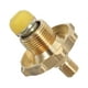 thumbnail image 1 of BRIGHTFUFU Tapón adaptador para tanque de gas propano POL de punta blanda con conector NPT macho de flujo COMPLETO que incluye adaptador para llamarada macho con junta tórica para latón, 1 of 8