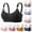 Dark Gray, variant on Dxzfnsa Plus Size Push Up Supportive Wireless Bras Comfort Soft No Underwire Seamless Full Coverage Comfort Bra for Women (Yellow,XXXL)
