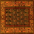 thumbnail image 1 of Ahgly Company Indoor Square Persian Yellow Traditional Area Rugs, 3' Square, 1 of 4
