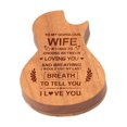 thumbnail image 1 of Amdohai Boîte à Pics pour Guitare en Bois Forme de Guitare 3 Compartiments, 1 of 8