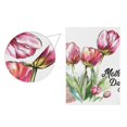 thumbnail image 2 of Mother's Day Tulip Flowers Garden Flag 12"x18" Double-Sided Yard Flags for Outside Outdoor All Seasonal Decoration, 2 of 6